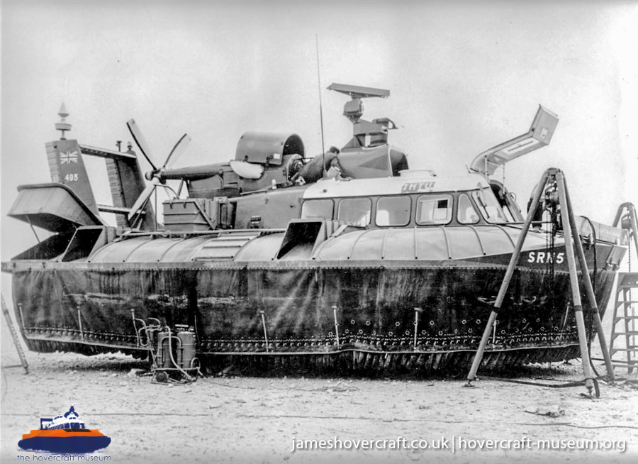 SRN5 with the Royal Navy -  (credit: The <a href='http://www.hovercraft-museum.org/' target='_blank'>Hovercraft Museum Trust</a>).